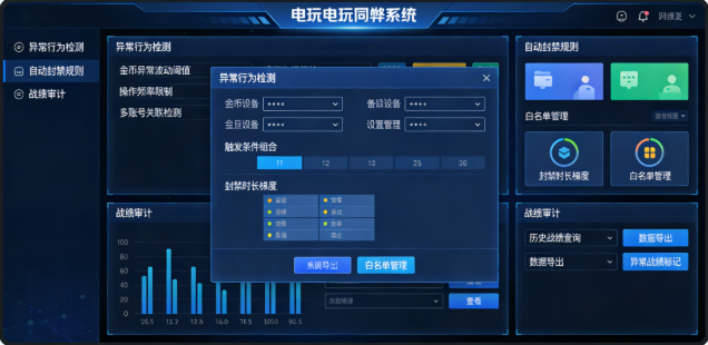 网狐电玩源码防封配置，风控系统设置界面截图