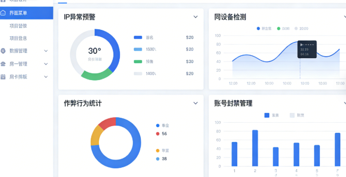 防作弊房卡源码 多人组局三端互通 公平棋牌对局专用