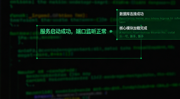 情怀棋类 gameserver 服务端部署成功界面截图 情怀棋类 gameserver 服务端部署成功界面截图