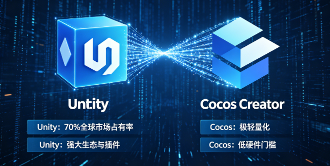 展示安卓手游主流开发引擎对比的高清示意图