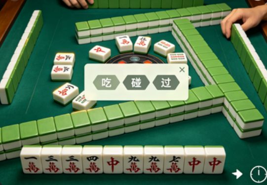 红中麻将牌局实战截图